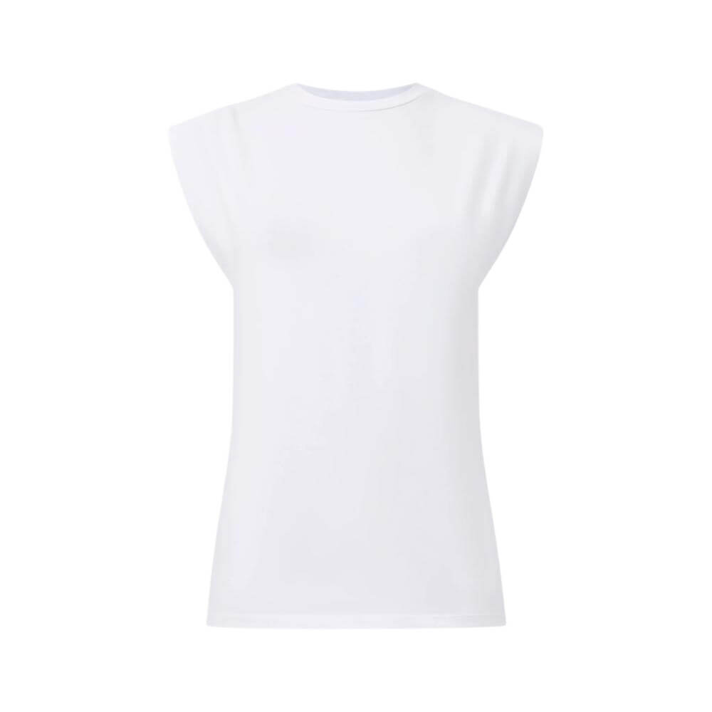 French Connection Rallie Shoulder Pad Tank Top